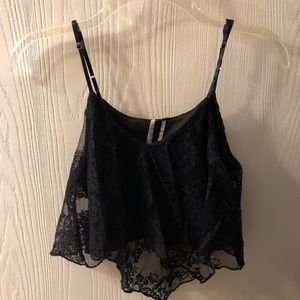 Lacy crop top